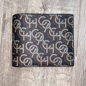NWT mens Monogram Coach Wallet